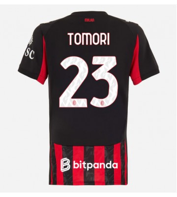 AC Milan Fikayo Tomori #23 Hjemmebanetrøje Dame 2025-26 Kortærmet